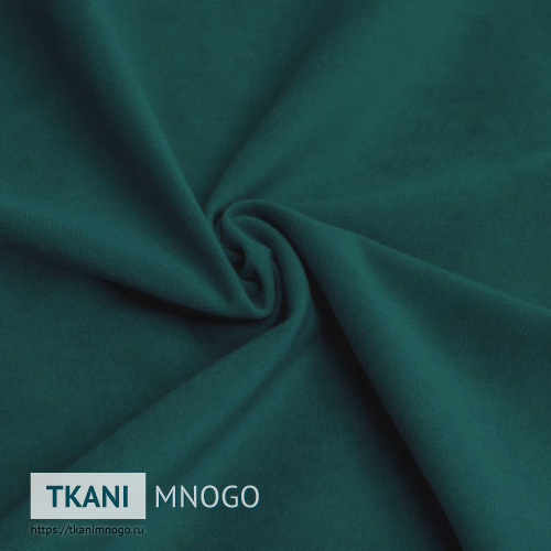 Фото фактуры велюра “23” (однотонный зеленый, голубой)