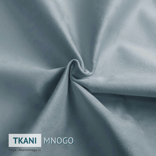 Фото фактуры велюра “7B ” (однотонный серый)