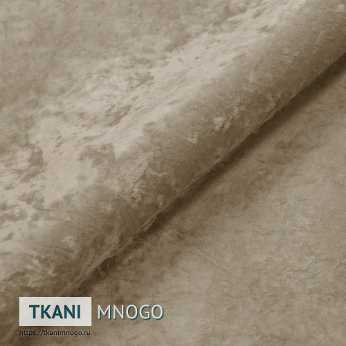 Фото фактуры велюра “3” (однотонный бежевый)