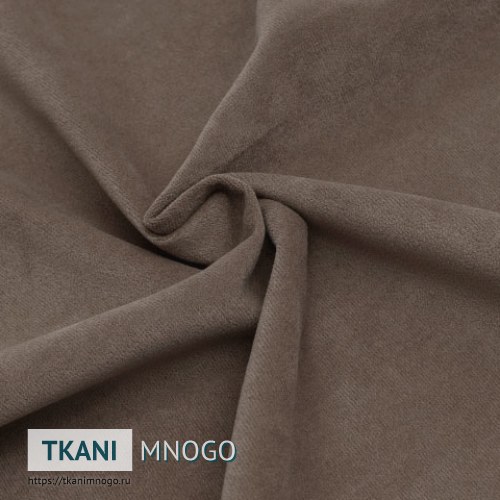 Фото материала велюра “П-04” (однотонный серый)