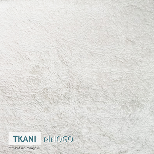 Фото фактуры велюра “Zero-14” (однотонный белый)