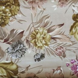 Микровелюр Цветы - 27-4 - Обивочная ткань Цветы

