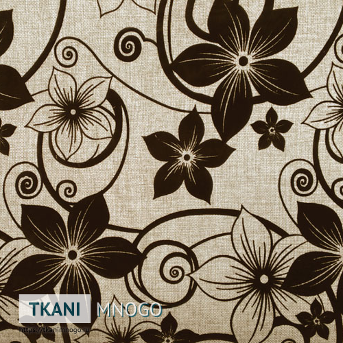 Фото текстиля 257-139 (MS214-9) коричневый крупным планом