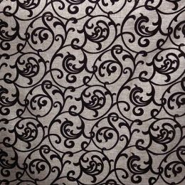 Рогожка С флоком - 282-139 (MS25-9) коричневый - Обивка для мягкой мебели С флоком
