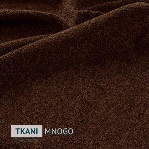 Фото 16DARKBROWN цвет коричневый однотонный Ткань Велюр